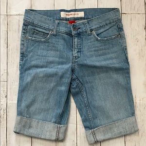 Vintage Mossimo Y2K denim Bermuda cuffed shorts